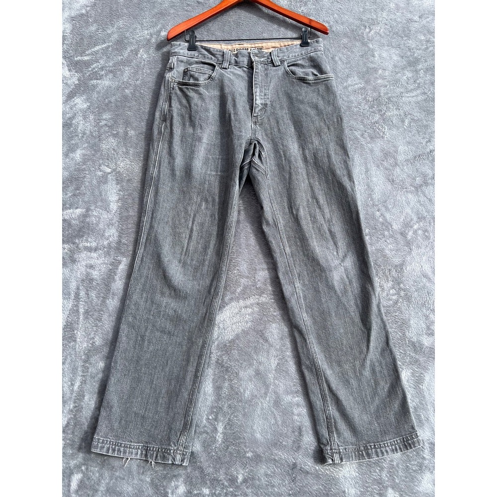 Duluth Trading Jeans Mens 32x30 Gray Flex Ballroom Relaxed Fit